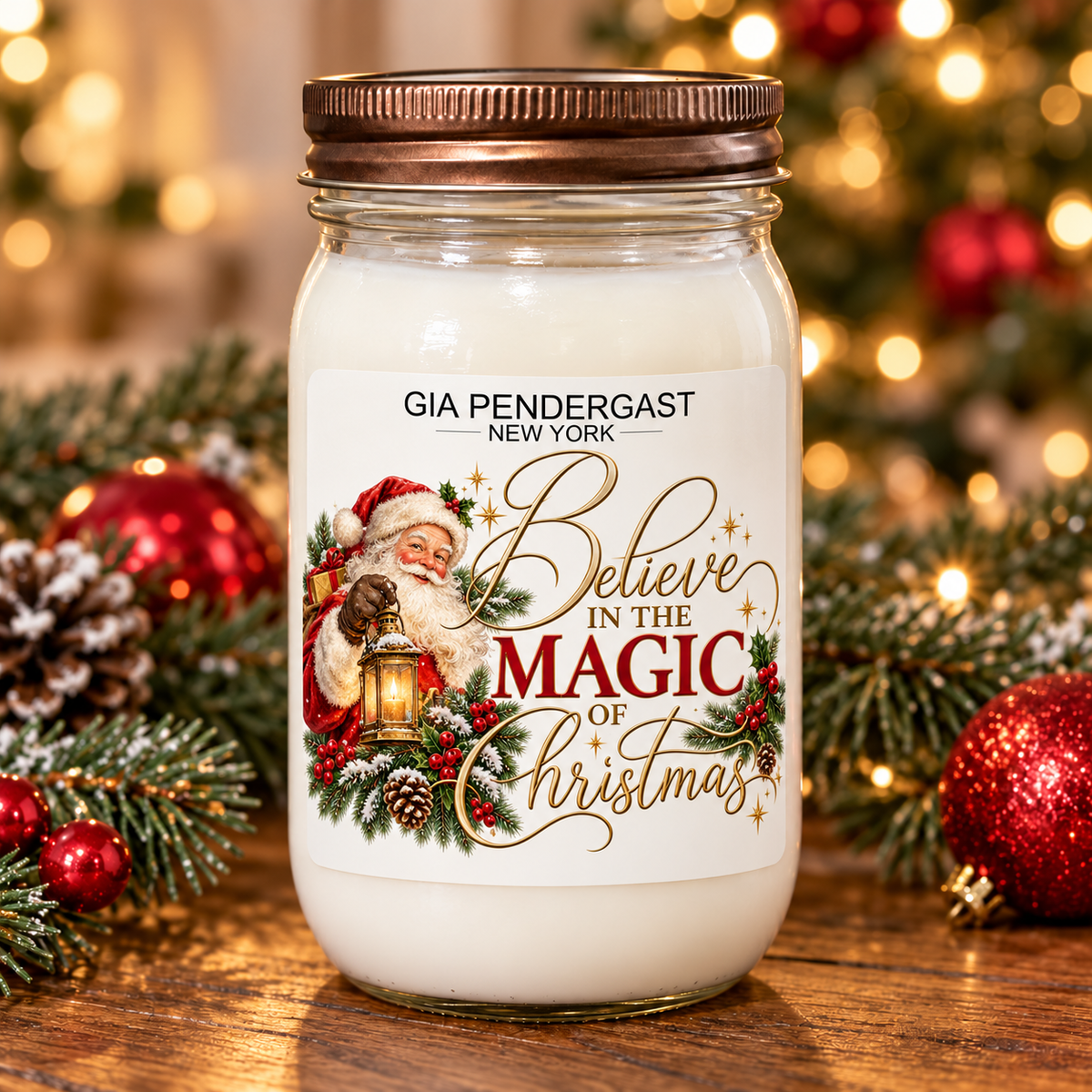 Believe In The Magic Of Christmas Soy Candle