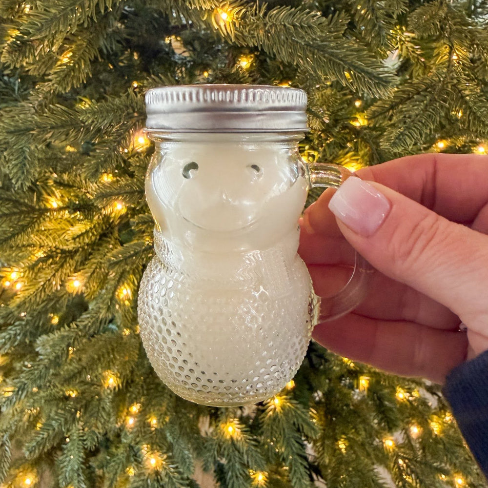Mini Snowman Candle