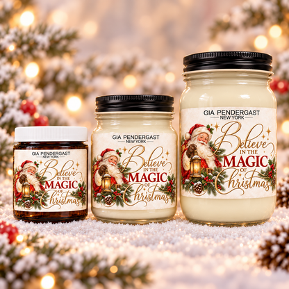 Believe In The Magic Of Christmas Soy Candle