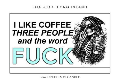 Graphic Coffee Candles