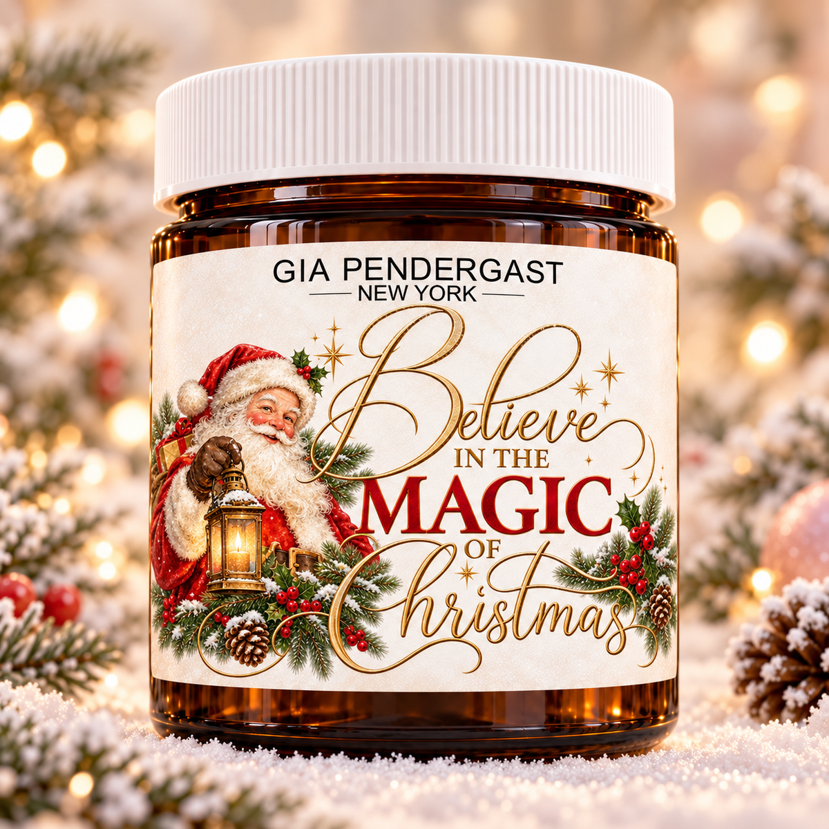 Believe In The Magic Of Christmas Soy Candle