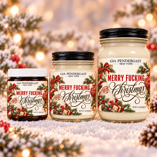 Merry Fucking Christmas Soy Candle