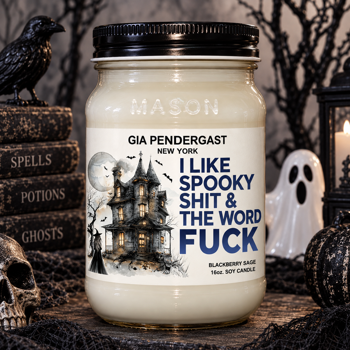 I Like Spooky Shit Soy Candle