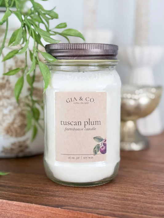 Large Soy Mason Jar Candles