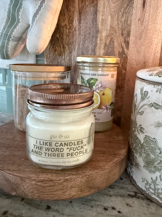 I like Candles + 3 People Soy Candle